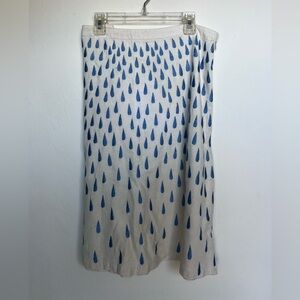 Embroidered Raindrop Skirt